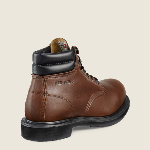 Botas de Seguridad Red Wing Hombre Marrom Oscuro - Supersole® - 6-Inch Toe - 238-SATVEX